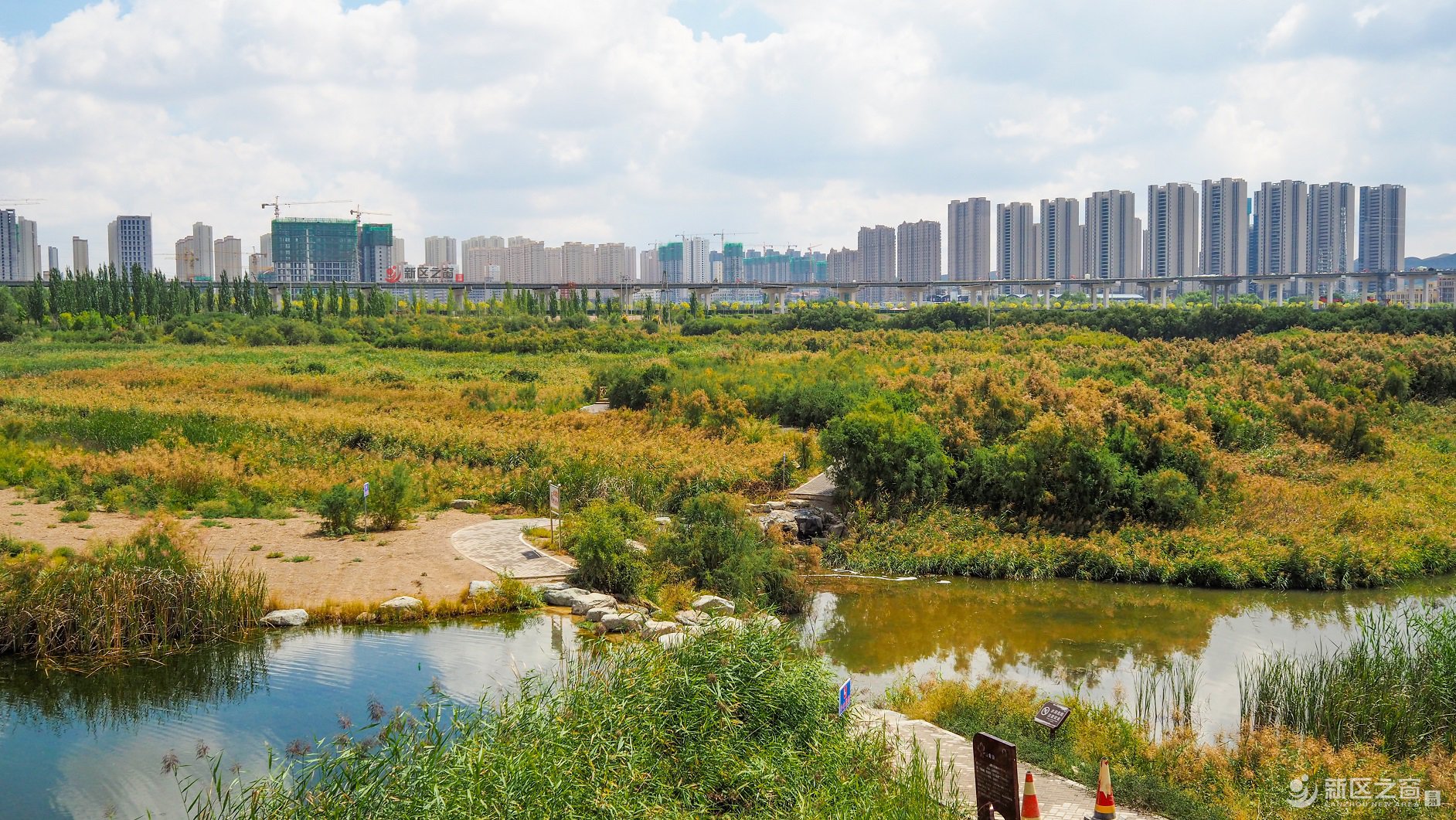 实拍| 秦王川国家湿地公园的动人秋景！