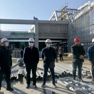 兰州新区高铁南站再传喜讯：大跨度网架第一次提升圆满成功！